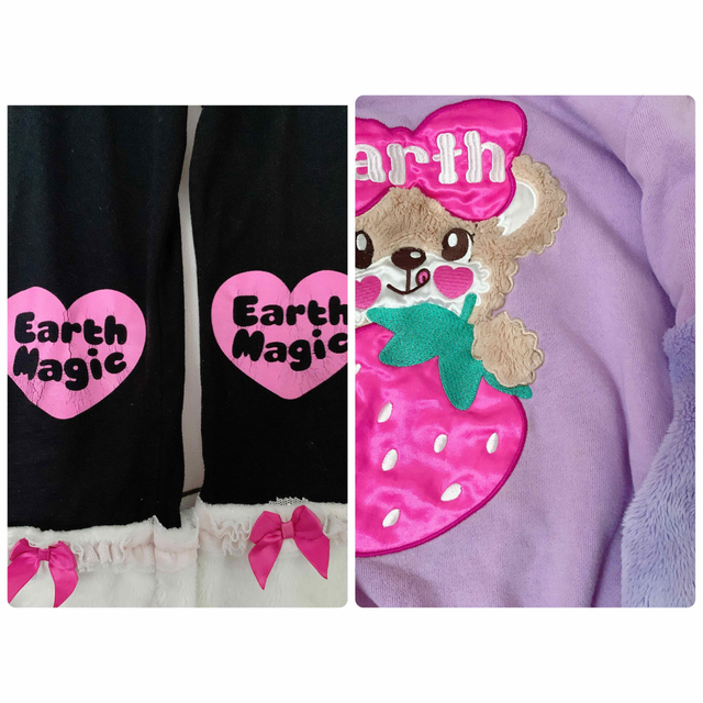 EARTHMAGIC(アースマジック)の▷専用◁♡*｡ﾟ キッズ/ベビー/マタニティのキッズ服女の子用(90cm~)(Tシャツ/カットソー)の商品写真