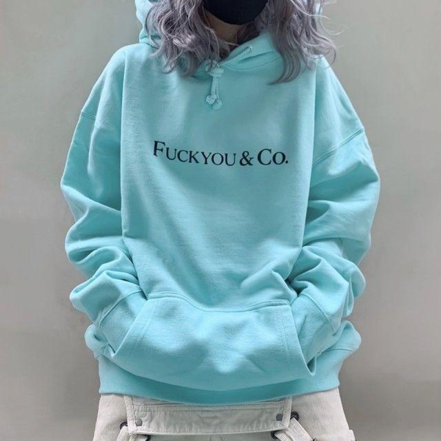 Supreme(シュプリーム)のmajogary fuckyou&co TIFFANYカラー S メンズのトップス(パーカー)の商品写真