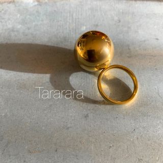 ●stainless bigball ring●金属アレルギー対応(リング(指輪))