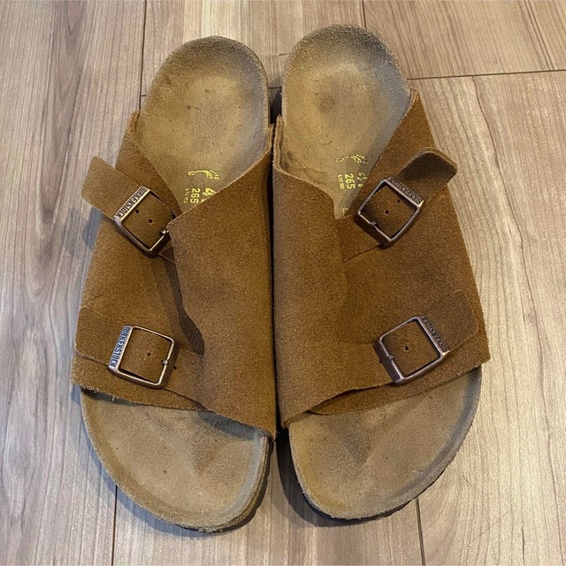 【美品】希少　BIRKENSTOCK チューリッヒ　トープ　ネイビー　38