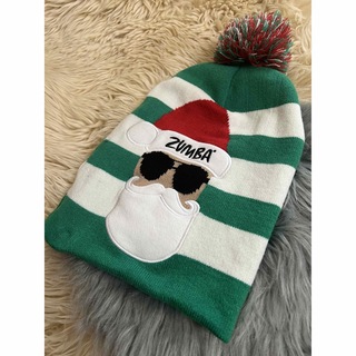ズンバ(Zumba)のズンバ　ニット帽　グリーン　クリスマス　ZUMBA(ニット帽/ビーニー)