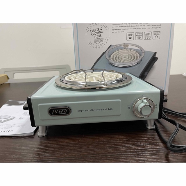 Toffy☆卓上電気こんろK-SV1☆レトロ☆中古美品の通販 by Toffy☆卓上電気こんろK-SV1☆レトロ☆中古美品の通販 by