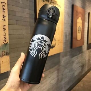 Starbucks Coffee - 新品黒B♡スターバックス 水筒ステンレス魔法瓶 黒B