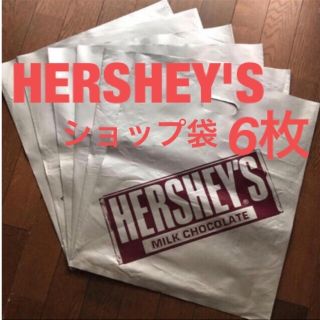 ★ショップ袋「HERSHEY'S 厚手ポリ袋6枚」ジャンク・希少非売品★(ショップ袋)