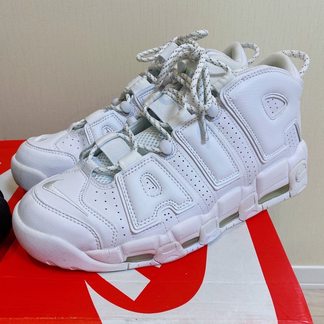 【希少オールホワイト】NIKE AIR MORE UPTEMPO 27.5cm