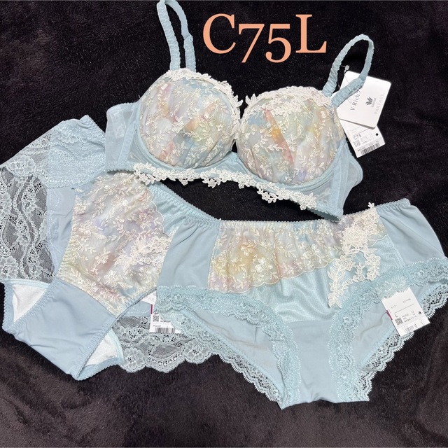 新品】wacoal パルファージュ 32 ブラ ショーツ2枚 C75L TU
