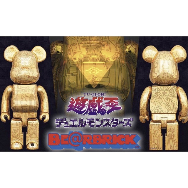 BE@RBRICK(ベアブリック)の新品未開封　ベアブリック　遊戯王デュエルモンスターズ400% エンタメ/ホビーのフィギュア(アニメ/ゲーム)の商品写真