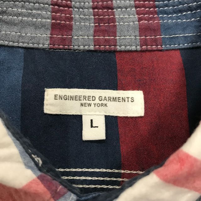 Engineered Garments(エンジニアードガーメンツ)のエンジニアードガーメンツ 16SS Work Shirt Big Plaid L メンズのトップス(シャツ)の商品写真
