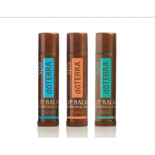 ドテラ(doTERRA)のdoTERRA スパリップバーム 3種セット(オリジナル、トロピカル、ハーバル)(リップケア/リップクリーム)