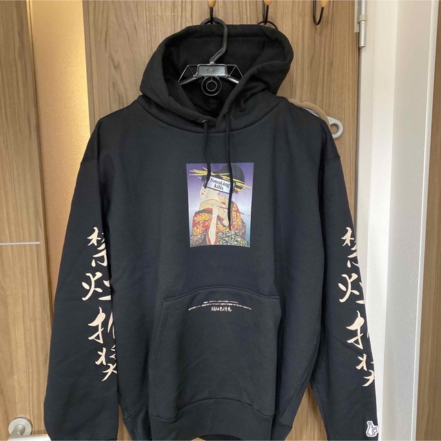 23SS FR2 Smoking kills Hoodie 黒 XL