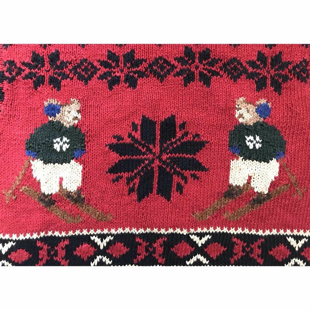 Ralph Lauren - 最高のノルディック柄&ポロベア 90s ラルフローレン