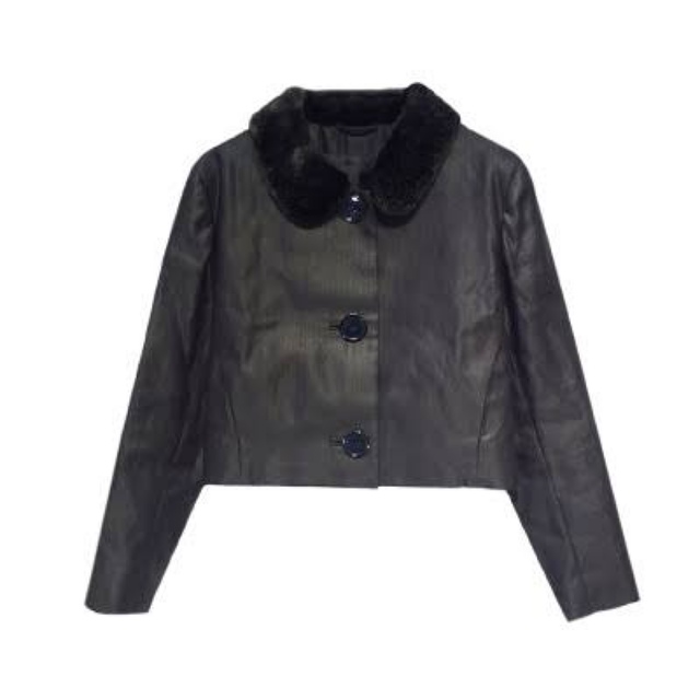 PRADA ファーショートジャケット www.bookbuzz.net