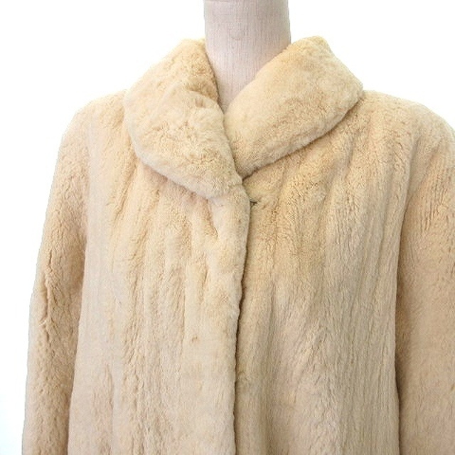 ボトムスス単品 EMBA エンバ MINK ミンク 毛皮 ロングコート パール