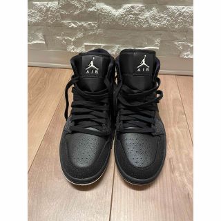 ジョーダン(Jordan Brand（NIKE）)のJordan1 Mid Glitter Black (W) 新品未使用(スニーカー)