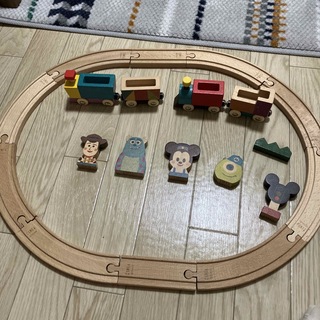 ディズニー(Disney)のキディア KIDEA TRAIN&RAIL/ミッキーマウス(電車のおもちゃ/車)