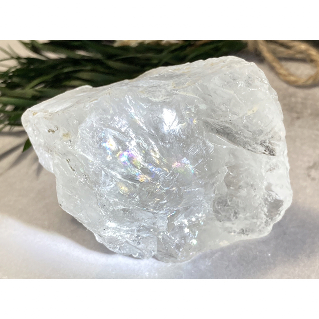 アーカンソー産✨　万華鏡　かち割り水晶　ロック水晶　原石　クリスタル