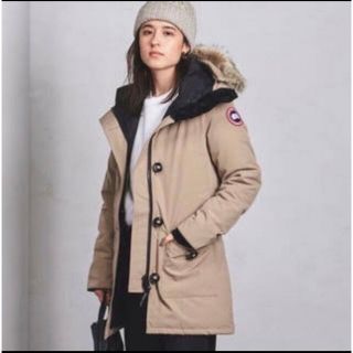 カナダグース(CANADA GOOSE)のクーポン限定値下げ！カナダグース　ベージュ　XS(ダウンジャケット)