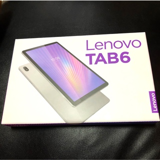 レノボ(Lenovo)のLenovo TAB6 ムーンホワイト【開封のみ新品】(タブレット)