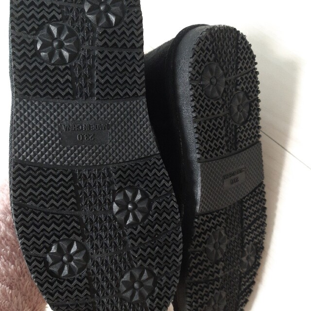 ムートンブーツ　黒 キッズ/ベビー/マタニティのキッズ靴/シューズ(15cm~)(ブーツ)の商品写真