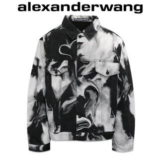 アレキサンダーワン(Alexander Wang)の【新品】ALEXANDER  WANG  スモーキング デニムジャケット(Gジャン/デニムジャケット)