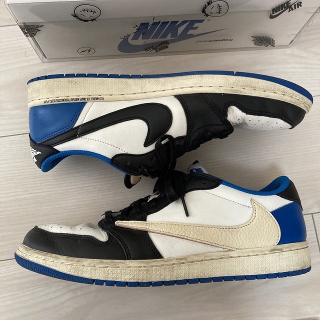 Travis Scott Fragment AJ1 Low 27cm 超美品