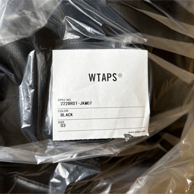 W)taps(ダブルタップス)のWTAPS JFW-01 JACKET SYNTHETIC. X3.0 黒 L メンズのジャケット/アウター(ブルゾン)の商品写真