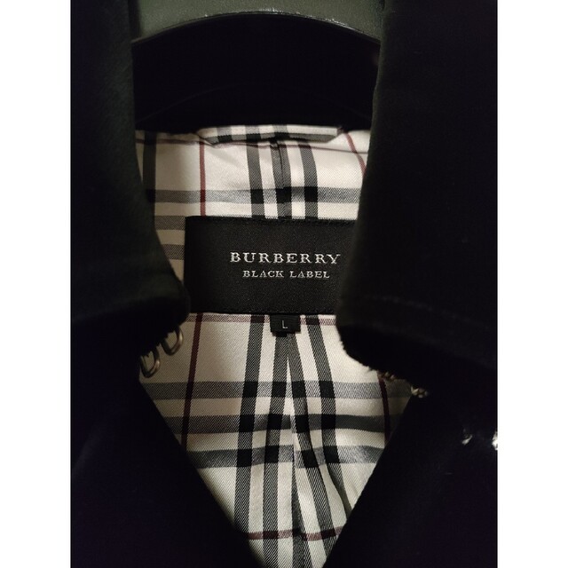 BURBERRY BLACK LABEL(バーバリーブラックレーベル)のバーバリーブラックレーベル　ベルベットコート　別珍　ダブル　L メンズのジャケット/アウター(ピーコート)の商品写真