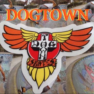 ドッグタウン(DOG TOWN)の幻の逸品DOGTOWNSKATESドッグタウン限定激レアwingステッカー１点物(その他)