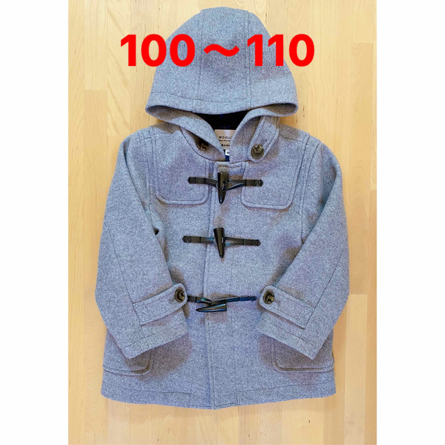 グローバルワーク ダッフルコート M グレー 100 110 - キッズ服