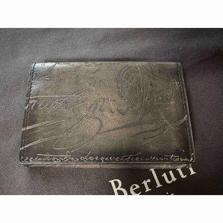 ベルルッティ(Berluti)のベルルッティ 名刺入れ 希少ダブルホールマーク(名刺入れ/定期入れ)