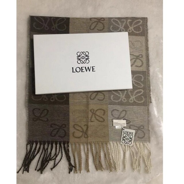 LOEWE(ロエベ)のLOEWE アナグラム カシミヤマフラー レディースのファッション小物(マフラー/ショール)の商品写真