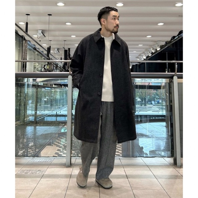 Steven Alan】 ITLY LAMB MAC COAT-