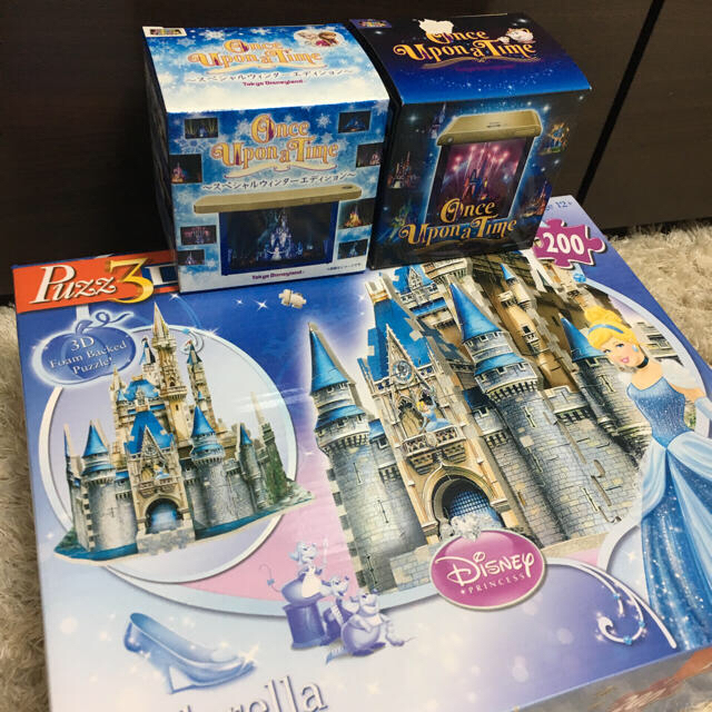 Disney(ディズニー)の3セット シンデレラ城 ワンス 、ワンスウィンターエディション その他のその他(その他)の商品写真