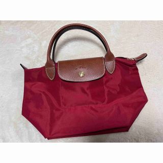 ロンシャン(LONGCHAMP)のロンシャン　プリアージュS レッド(トートバッグ)