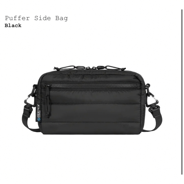 Supreme Puffer Side Bag 黒 シュプリーム バッグ 1