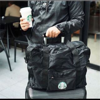 スターバックスコーヒー(Starbucks Coffee)のStarbucks Travel FoldableBag スタバ トラベルバッグ(トラベルバッグ/スーツケース)