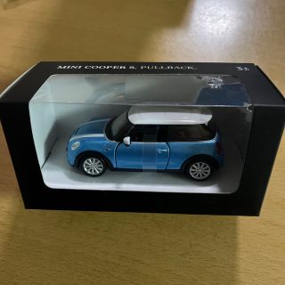 ビーエムダブリュー(BMW)のBMW MINI プルバックミニカー ⭐︎エレクトリックブルー⭐︎新品(ミニカー)