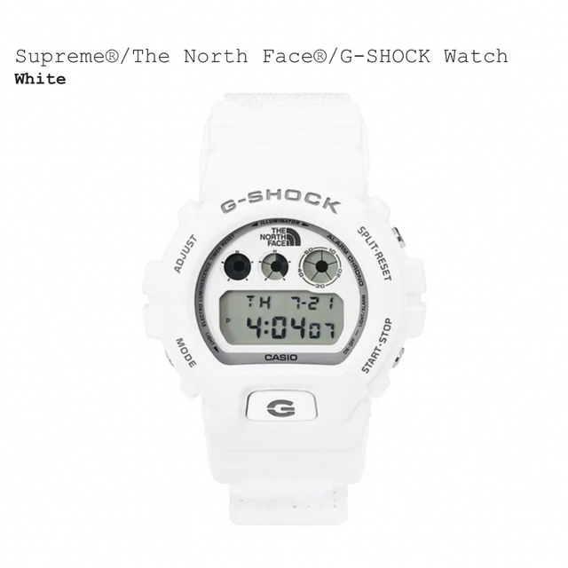 Supreme The North Face G-SHOCK シュプリーム 白