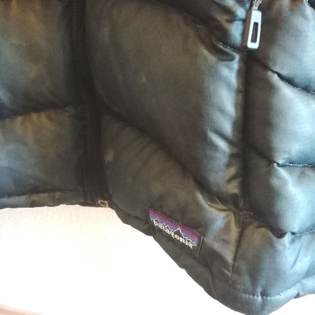 patagonia ダウンジャケット コート レディース M 黒 ブラック 撥水
