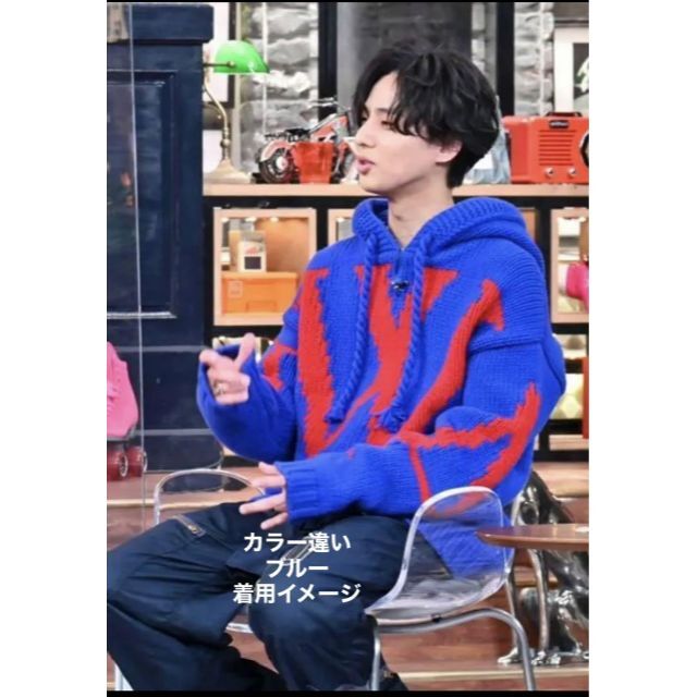 通販 正規 - ボーナスシーズンJW Anderson ブルー ニット A-STUDIO