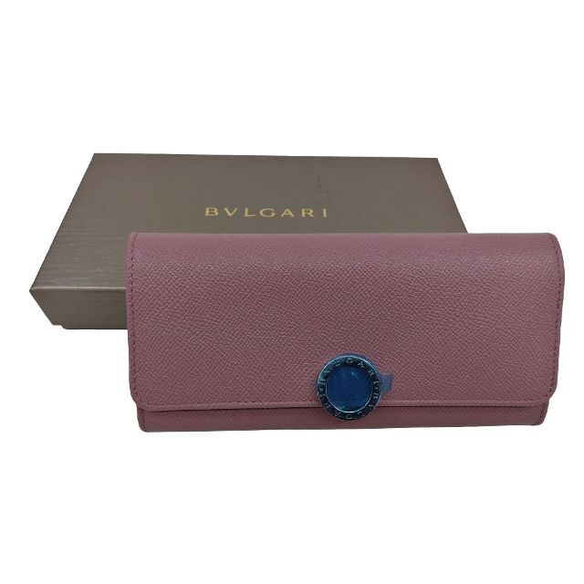 未使用品！BVLGARI【ブルガリ】ブルガリブルガリ 二つ折り長財布