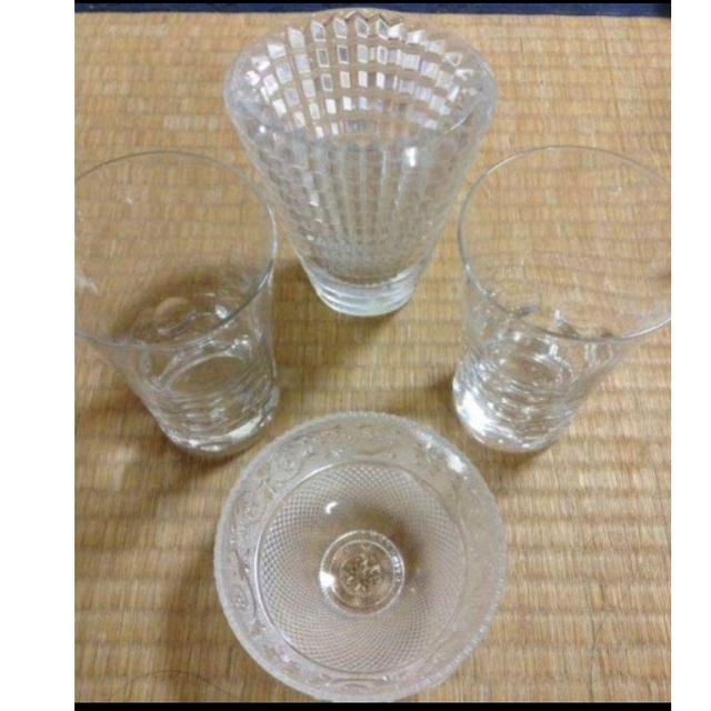 バカラ Baccarat フラワーベース タンブラー-