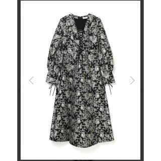 バブルス(Bubbles)のMELT THE LADY flower jacquard long dress(ロングワンピース/マキシワンピース)