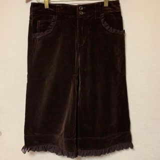 アクシーズファム(axes femme)のaxes femme  茶色　ハーフパンツ(ハーフパンツ)