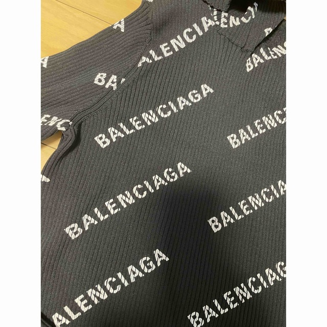 balenciaga バレンシアガ　ロゴ　リブニット