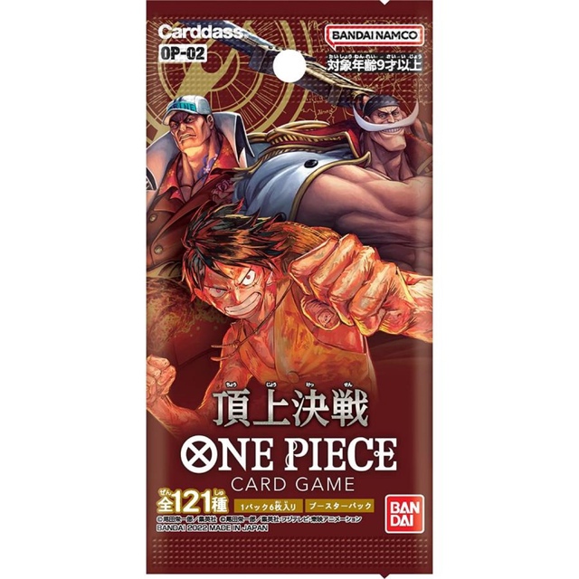 新品未開封○ONE PIECE カードゲーム 頂上決戦 4BOX-