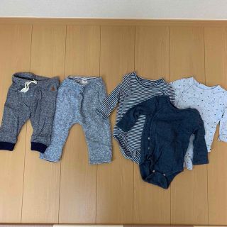 ベビーギャップ(babyGAP)のGAPベビー　長袖ボディースーツ　パンツ　セット(ロンパース)