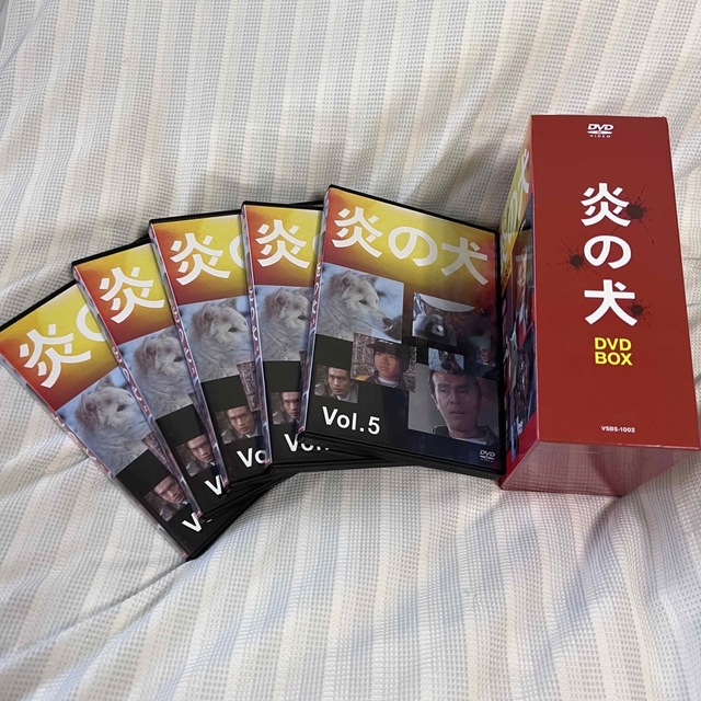⭐️炎の犬 DVD Box5枚組 美品 紀州犬愛情物語 大変貴重！ 「かわいい 