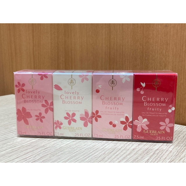 GUERLAIN(ゲラン)の【未開封】ゲラン チェリーブロッサム ミニ香水4点セット コスメ/美容の香水(香水(女性用))の商品写真