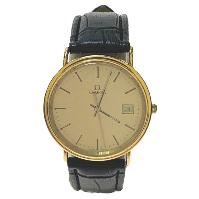 OMEGA - ▽▽OMEGA オメガ デビル　K18 クォーツ腕時計